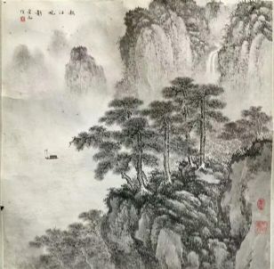 作者：顾荣元&nbsp;山水&nbsp;￥：协商&nbsp;单击鼠标查看详细介绍！