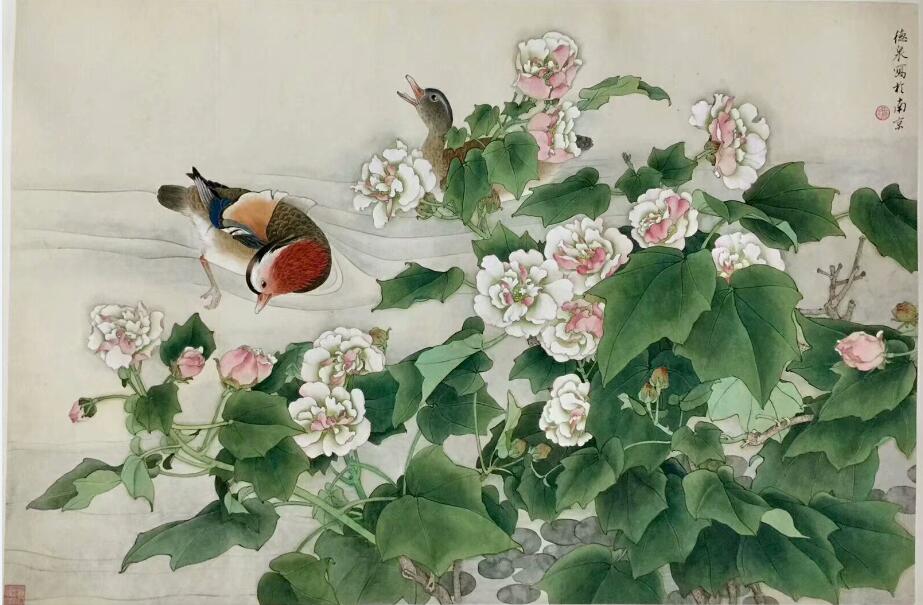 作者：张德泉&nbsp;花鸟&nbsp;￥：协商&nbsp;单击鼠标查看大图！