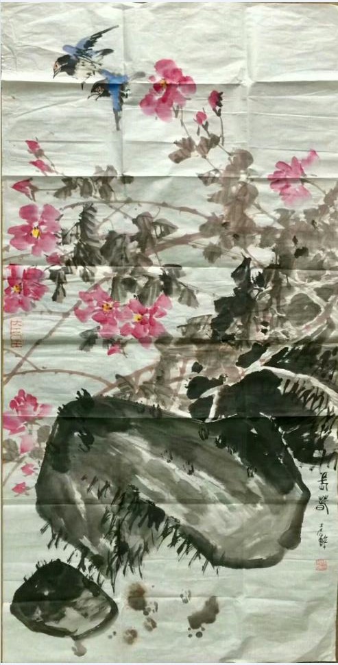 作者：张继馨&nbsp;花鸟&nbsp;￥：协商&nbsp;单击鼠标查看大图！