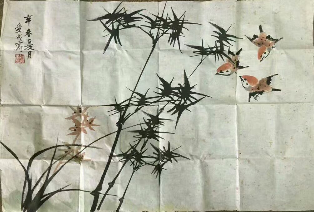 作者：邱受成&nbsp;花鸟&nbsp;￥：协商&nbsp;单击鼠标查看大图！