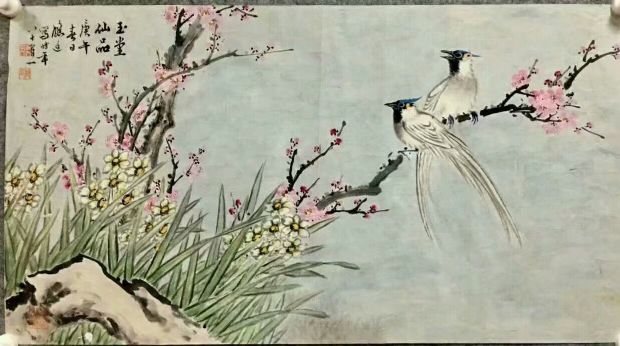 作者：孔应庭 &nbsp;花鸟&nbsp;￥：协商&nbsp;单击鼠标查看详细介绍！