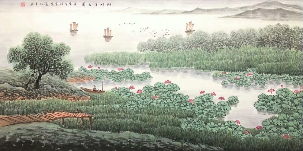 作者：汤知辛&nbsp;山水&nbsp;￥：协商&nbsp;单击鼠标查看大图！