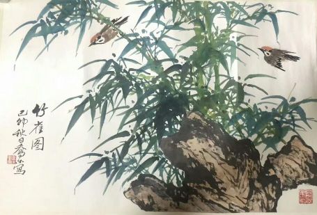 作者：乔木&nbsp;花鸟　竹雀图&nbsp;￥：协商&nbsp;单击鼠标查看详细介绍！