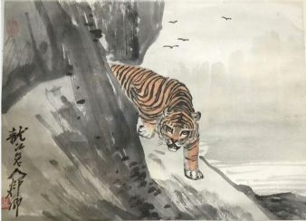 作者：胡郯卿 (近代)&nbsp;花鸟&nbsp;￥：协商&nbsp;单击鼠标查看详细介绍！