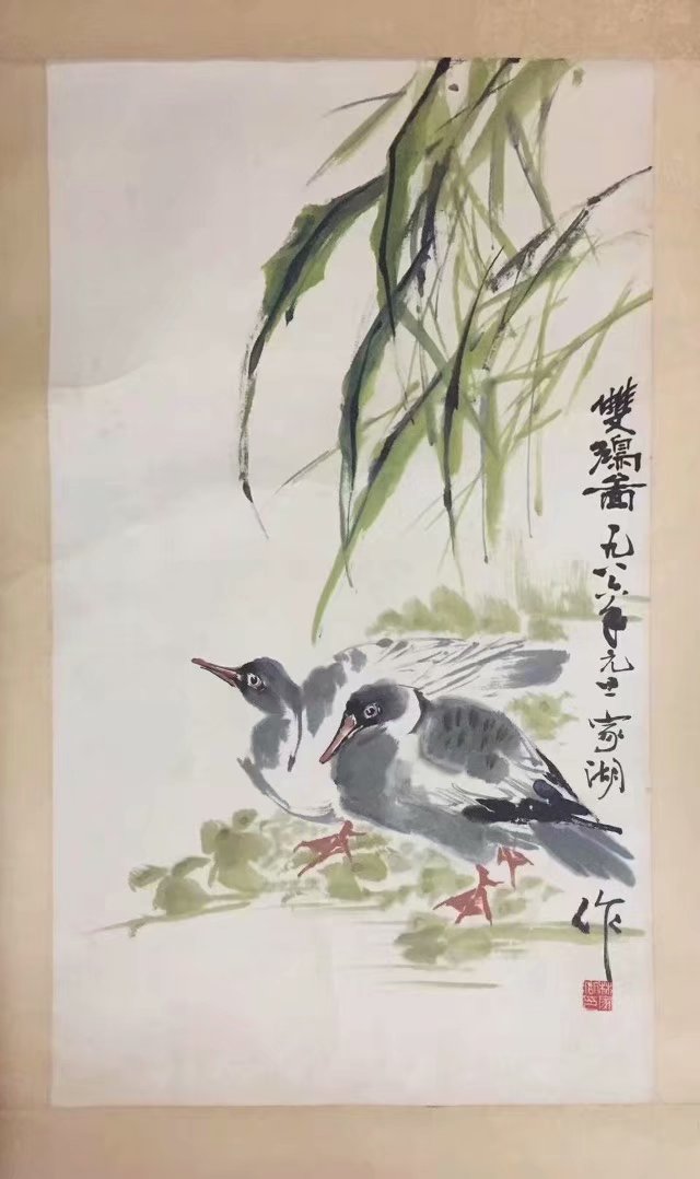 作者：林家湖&nbsp;花鸟&nbsp;￥：协商&nbsp;单击鼠标查看大图！