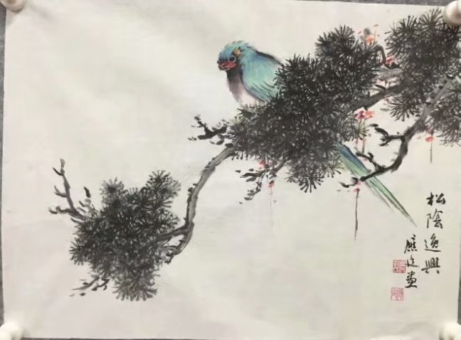 作者：孔应廷&nbsp;花鸟&nbsp;￥：协商&nbsp;单击鼠标查看大图！