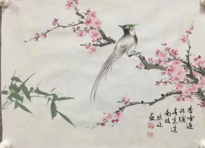 作者：孔应廷&nbsp;花鸟&nbsp;￥：协商&nbsp;单击鼠标查看大图！