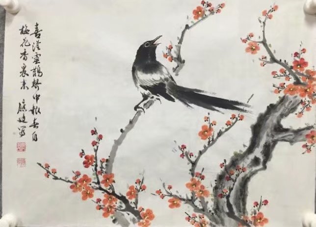 作者：孔应廷&nbsp;花鸟&nbsp;￥：协商&nbsp;单击鼠标查看大图！