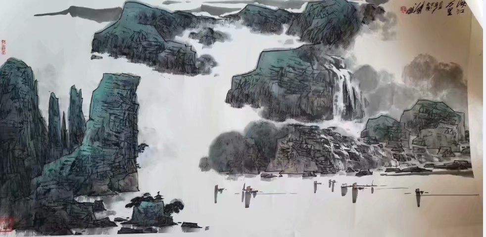 作者：叶维&nbsp;山水&nbsp;￥：协商&nbsp;单击鼠标查看大图！