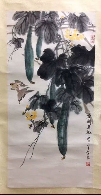 作者：乔木&nbsp;花鸟　　丝瓜&nbsp;￥：协商&nbsp;单击鼠标查看详细介绍！