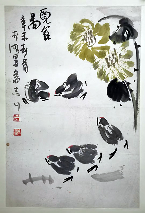 作者：袁志山&nbsp;花鸟&nbsp;￥：协商&nbsp;单击鼠标查看大图！