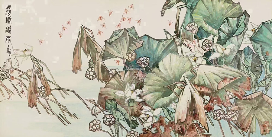 作者：张继馨&nbsp;花鸟&nbsp;￥：协商&nbsp;单击鼠标查看大图！