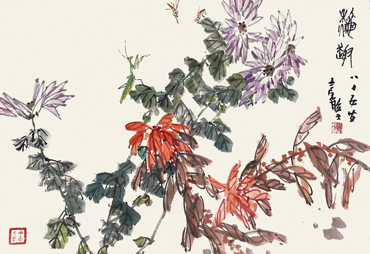 作者：张继馨&nbsp;花鸟&nbsp;￥：协商&nbsp;单击鼠标查看大图！