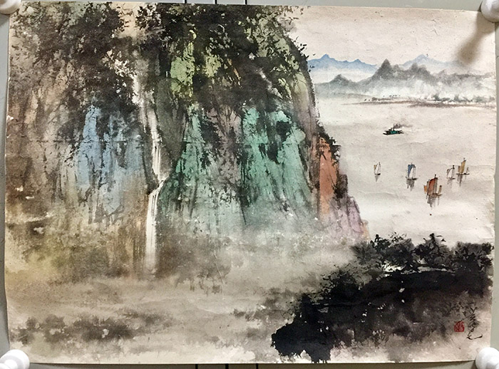 作者：黄纯尧&nbsp;山水&nbsp;￥：协商&nbsp;单击鼠标查看大图！