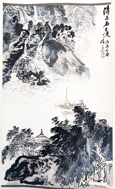 作者：陆一飞&nbsp;山水&nbsp;￥：协商&nbsp;单击鼠标查看大图！