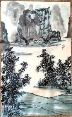 作者：洪维勤&nbsp;山水&nbsp;￥：协商&nbsp;单击鼠标查看详细介绍！