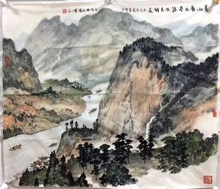 作者：傅二石&nbsp;山水&nbsp;￥：协商&nbsp;单击鼠标查看详细介绍！