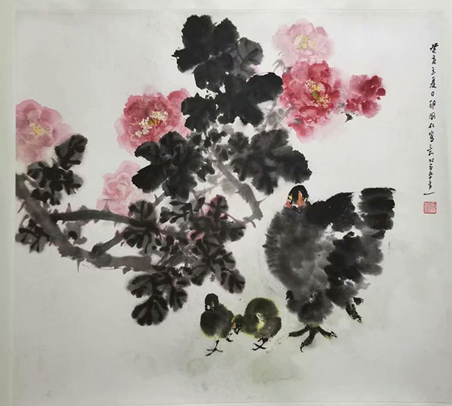 作者：胡国仁&nbsp;花鸟&nbsp;￥：协商&nbsp;单击鼠标查看大图！