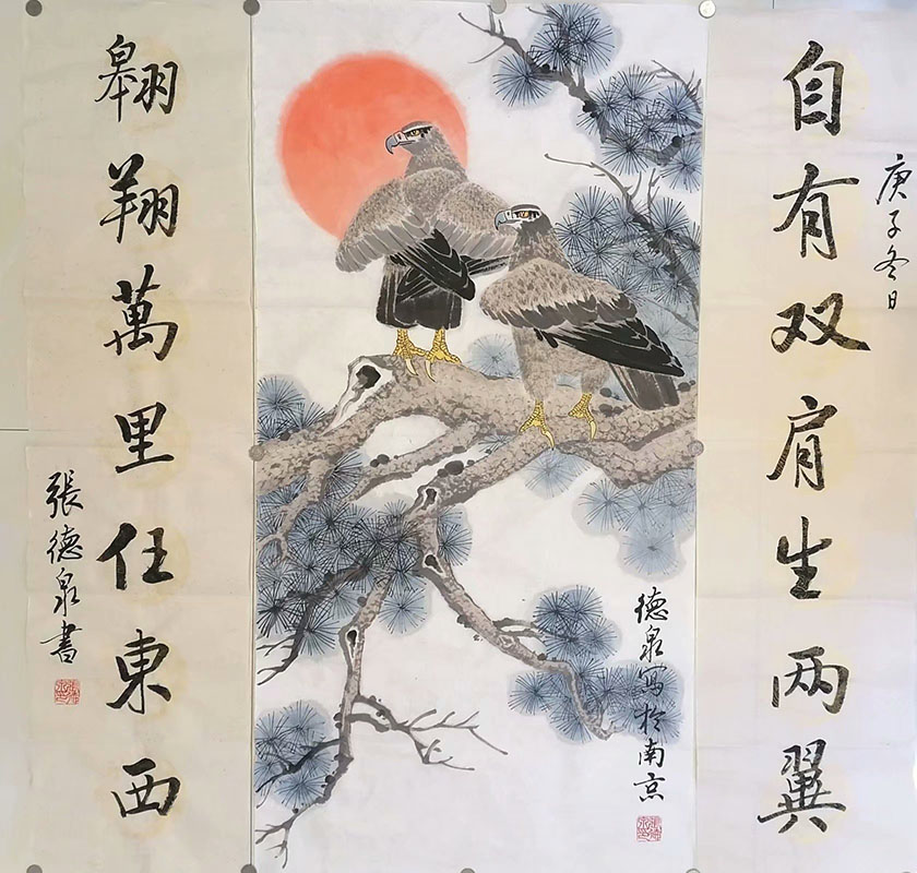 作者：张德泉&nbsp;花鸟&nbsp;￥：协商&nbsp;单击鼠标查看大图！