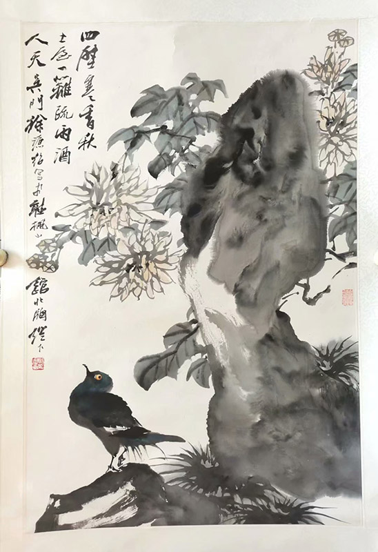 作者：徐源绍&nbsp;花鸟&nbsp;￥：协商&nbsp;单击鼠标查看大图！