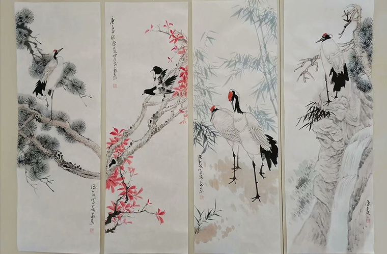 作者：张德泉&nbsp;花鸟&nbsp;￥：协商&nbsp;单击鼠标查看大图！