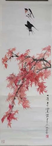 作者：乔木&nbsp;花鸟　枫燕图&nbsp;￥：协商&nbsp;单击鼠标查看详细介绍！