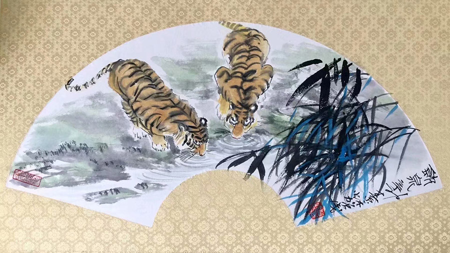 作者：贺成&nbsp;花鸟&nbsp;￥：协商&nbsp;单击鼠标查看大图！