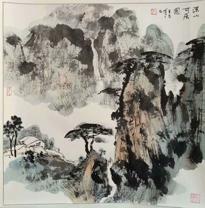 作者：傅二石&nbsp;山水  &nbsp;￥：协商&nbsp;单击鼠标查看大图！