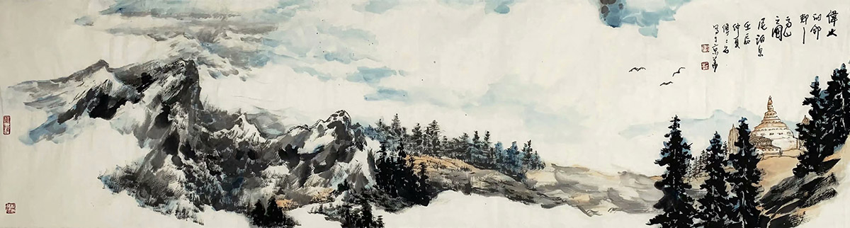 作者：傅二石&nbsp;山水  &nbsp;￥：协商&nbsp;单击鼠标查看大图！