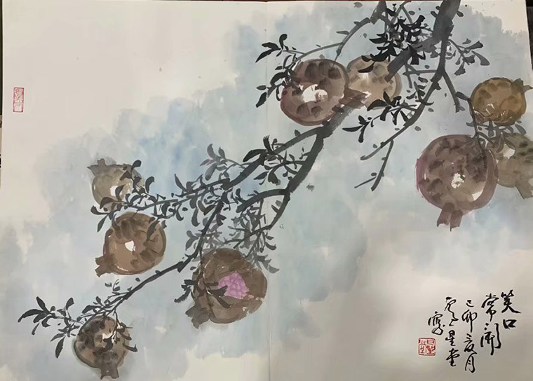 作者：卢星堂&nbsp;花鸟&nbsp;￥：协商&nbsp;单击鼠标查看大图！