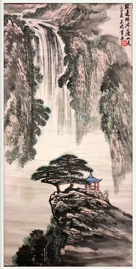 作者：朱晓云&nbsp;山水  &nbsp;￥：协商&nbsp;单击鼠标查看大图！