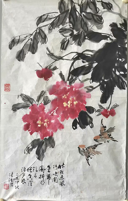 作者：张锺&nbsp;花鸟&nbsp;￥：协商&nbsp;单击鼠标查看大图！