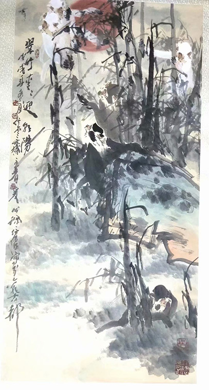 作者：徐培晨&nbsp;竹猴图&nbsp;￥：协商&nbsp;单击鼠标查看大图！