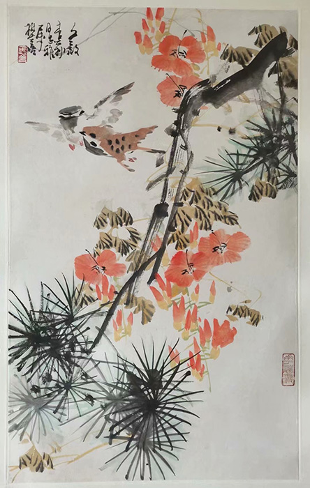 作者：刘懋善&nbsp;花鸟  &nbsp;￥：协商&nbsp;单击鼠标查看大图！