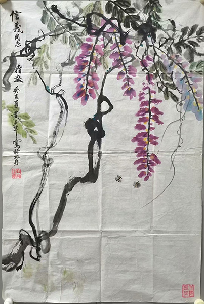 作者：黄名芊&nbsp;花鸟  &nbsp;￥：协商&nbsp;单击鼠标查看大图！