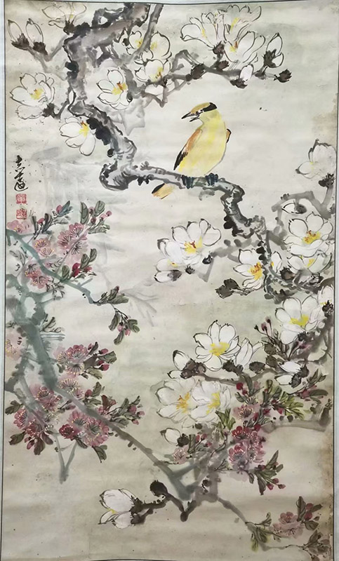 作者：章志远&nbsp;花鸟&nbsp;￥：协商&nbsp;单击鼠标查看大图！