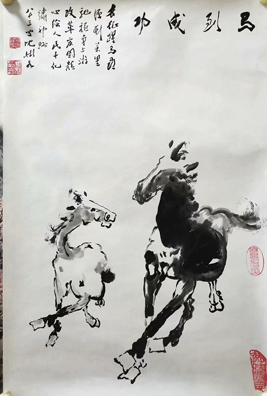 作者：沈彬如&nbsp;花鸟&nbsp;￥：协商&nbsp;单击鼠标查看大图！