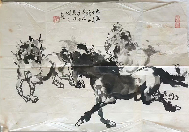 作者：沈彬如&nbsp;花鸟&nbsp;￥：协商&nbsp;单击鼠标查看大图！