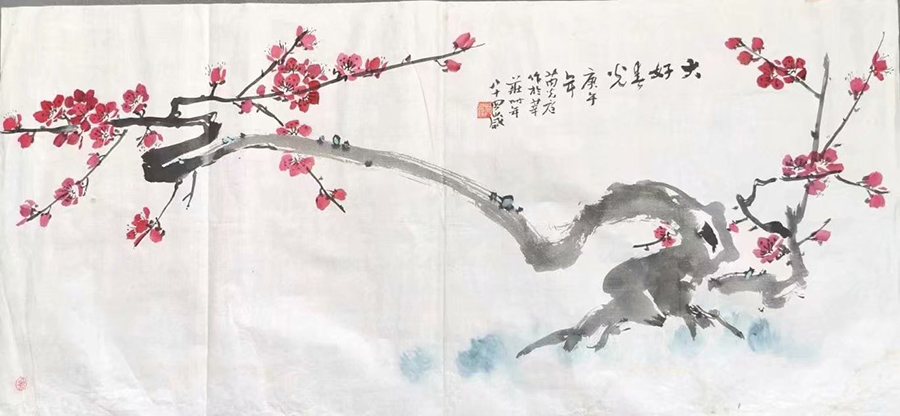 作者：芮光庭&nbsp;花鸟&nbsp;￥：协商&nbsp;单击鼠标查看大图！