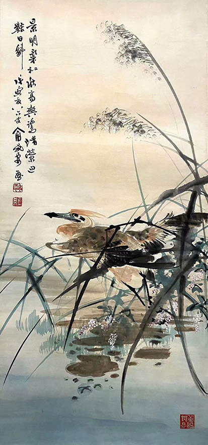 作者：俞飞安&nbsp;花鸟&nbsp;￥：协商&nbsp;单击鼠标查看大图！