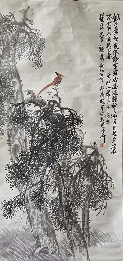 作者：胡郯卿 (近代)&nbsp;花鸟&nbsp;￥：协商&nbsp;单击鼠标查看大图！
