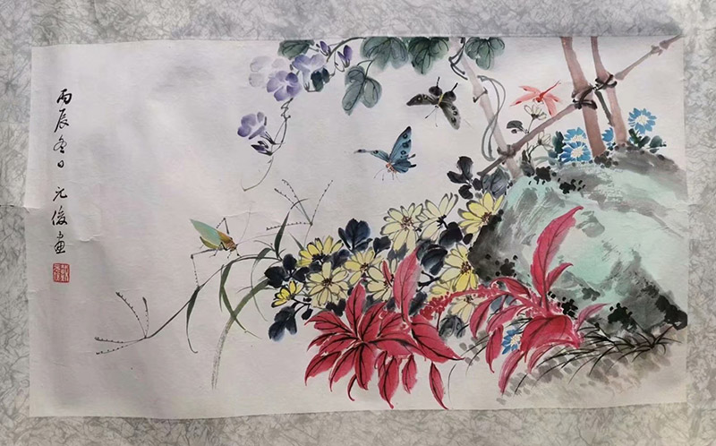 作者：戴元俊&nbsp;花鸟&nbsp;￥：协商&nbsp;单击鼠标查看大图！