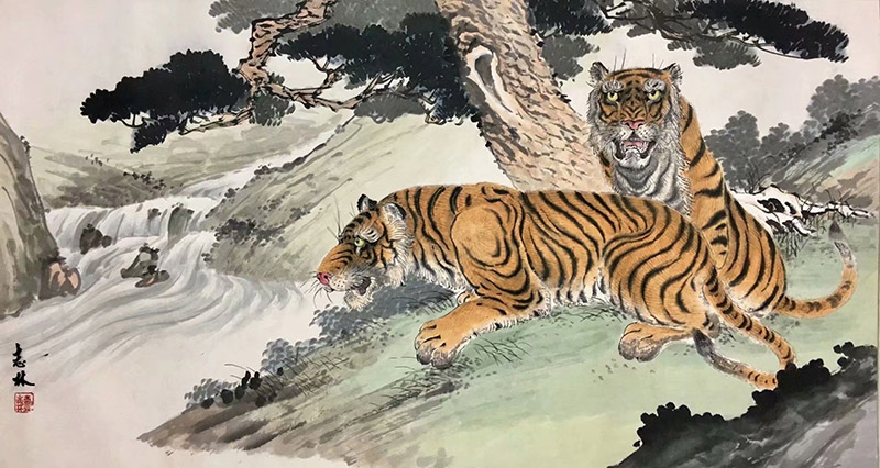 作者：丰志林&nbsp;花鸟&nbsp;￥：协商&nbsp;单击鼠标查看大图！