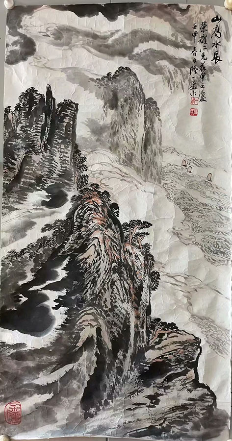 作者：陆一飞&nbsp;山水  &nbsp;￥：协商&nbsp;单击鼠标查看大图！