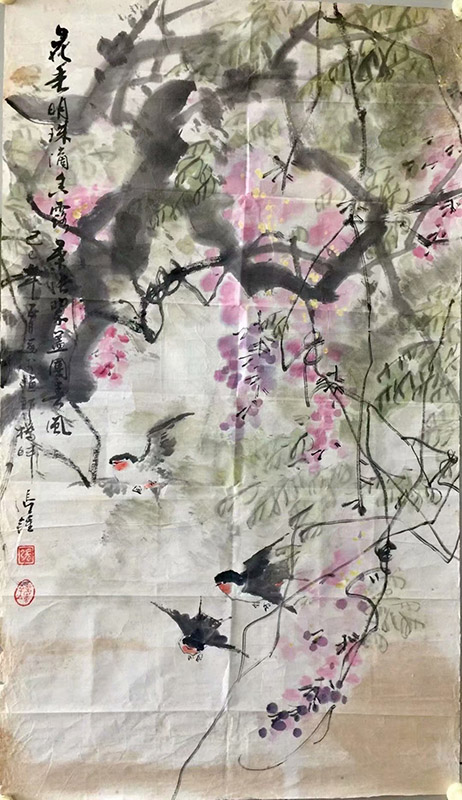 作者：张锺&nbsp;花鸟  &nbsp;￥：协商&nbsp;单击鼠标查看大图！