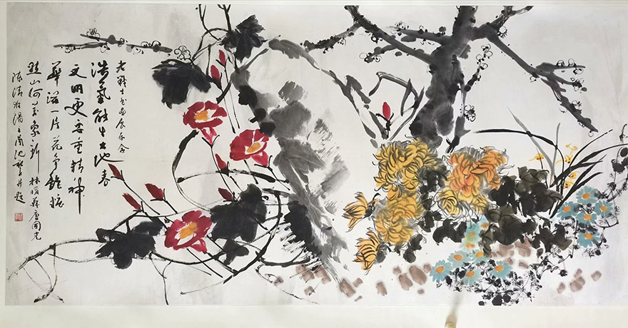 作者：潘主兰&nbsp;花鸟&nbsp;￥：协商&nbsp;单击鼠标查看大图！