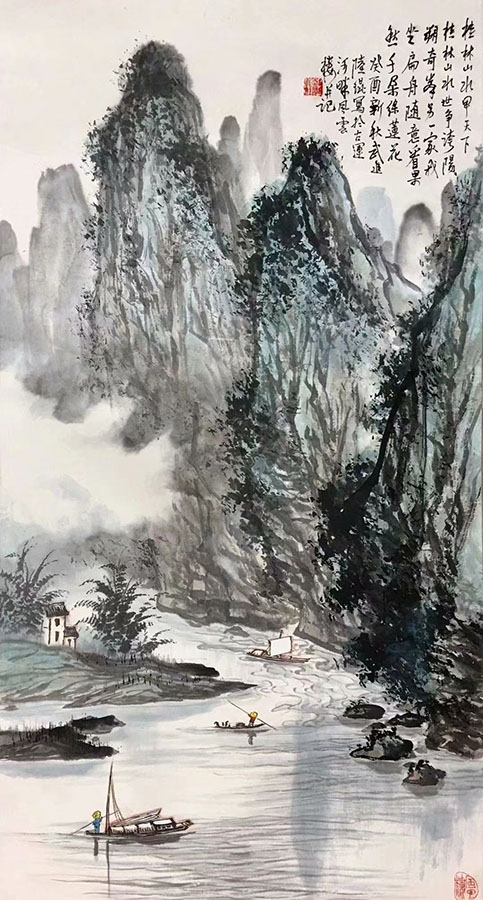 作者：陆琨&nbsp;山水  &nbsp;￥：协商&nbsp;单击鼠标查看大图！