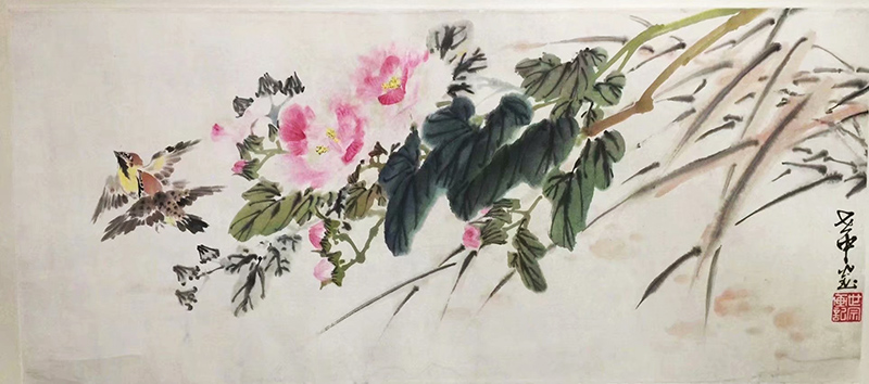 作者：陈世中&nbsp;花鸟&nbsp;￥：协商&nbsp;单击鼠标查看大图！