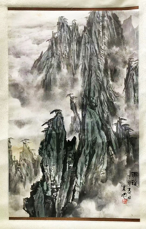 作者：朱旭&nbsp;山水&nbsp;￥：协商&nbsp;单击鼠标查看大图！