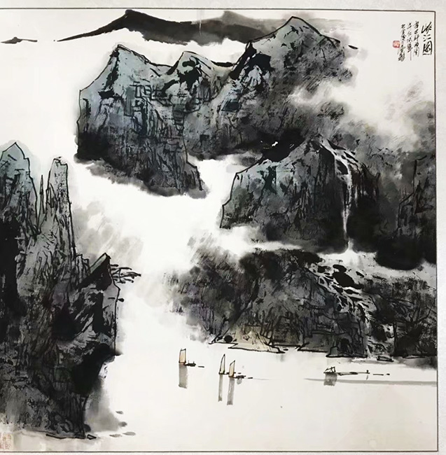 作者：叶维&nbsp;山水  &nbsp;￥：协商&nbsp;单击鼠标查看大图！